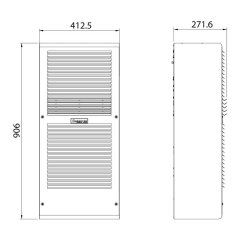 PROTHERM Outdoor CVO11002288000 1050-1100  (W) 400/460-2-50/60 (V-ph-Hz) 906 x 412,5 x 271,5  (mm) HxWxD