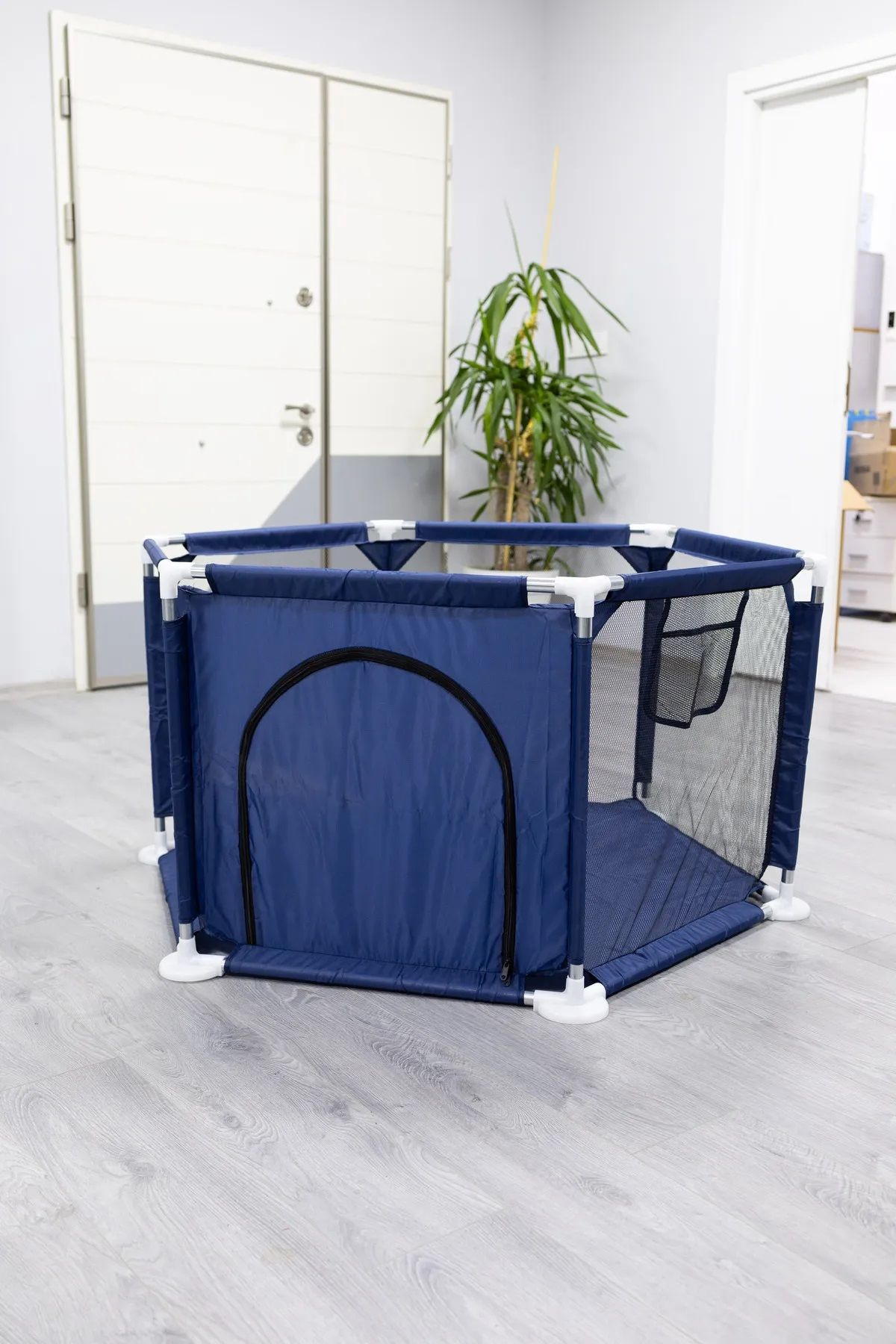 Kolay Kurulum Güvenli Bebek Ve Çocuk Oyun Alanı Oyun Parkı Dayanıklı Taşınabilir 130 x 115cm
