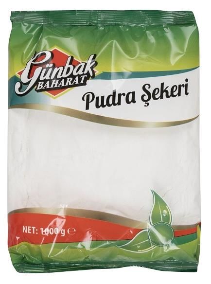 GÜNBAK PUDRA ŞEKERİ 1 KG