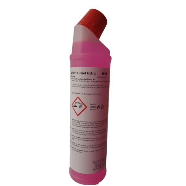 DİVERSEY 750 ML TASKİ CLONET EXTRA W41 BANYO TEMİZLEYİVİ - KİREÇ ÇÖZÜCÜ