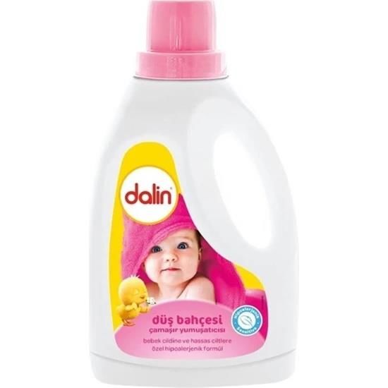 DALİN 1500 ML DÜŞ BAHÇESİ ÇAMAŞIR YUMUŞATICISI BEBEK CİLDİNE VE HASSAS CİLTLERE ÖZEL HİPOALERJENİK F