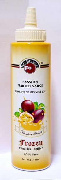 Fo Passion Fruit Meyveli Sos (Frozen) (%20 Çarkıfelek) 1 Kg püre