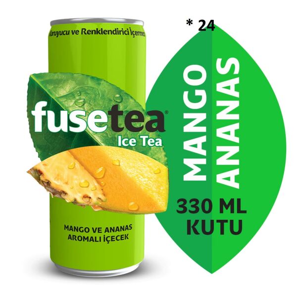 FUSE TEA MANGO VE ANANAS 330 ML 24 LÜ KOLI