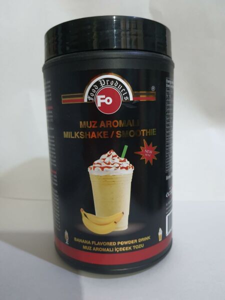 FO MİLK SHAKE MUZ 1 KG KAVANOZ