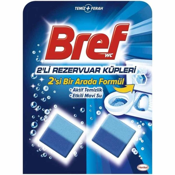 BREF 2 Lİ REZERVUAR KÜPLERİ MAVI SU