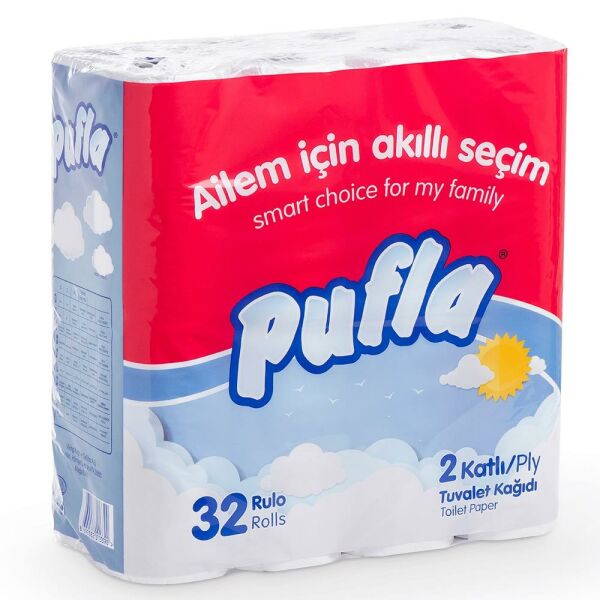 PUFLA & SELECT 32 Lİ EKONOMİK TUVALET KAĞIDI 2 KATLI