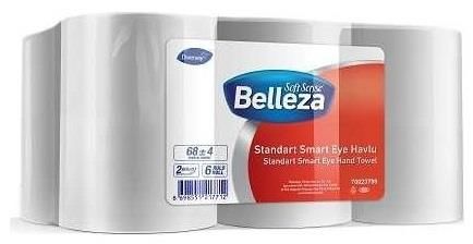 BELLEZA STANDART SMART EYE 21,2 CM HAREKETLİ HAVLU 4 KG. 6*68 M. DİVERSEY 70023799