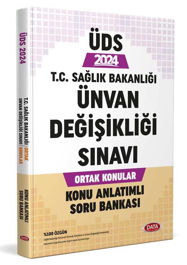 2024 T.C. Sağlık Bakanlığı Unvan Değişikliği Sınavı Ortak Konular Konu Anlatımlı Soru Bankası