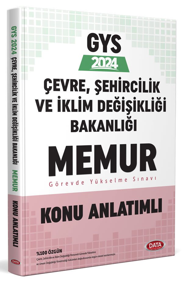 Çevre, Şehircilik ve İklim Değişikliği Bakanlığı Memur GYS Konu Anlatımlı