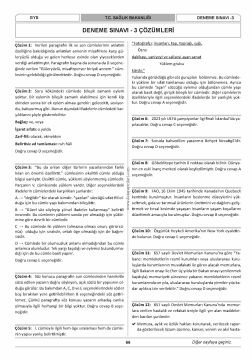 2023 T.C. Sağlık Bakanlığı Memur VHKİ Tamamı Çözümlü 5 Deneme Sınavı Data Yayınları