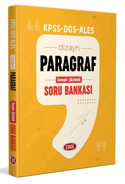 KPSS ALES DGS Dizayn Yeni Nesil Sorularla Paragraf Soru Bankası (Cevaplı - Çözümlü)