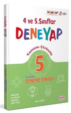 4-5. Sınıf Deneyap Tamami Çözümlü 5 Deneme Sınavı