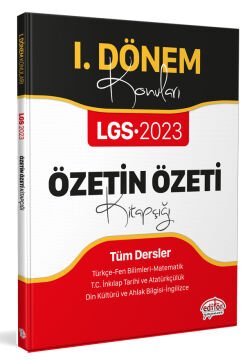 2023 LGS I. Dönem Konuları Özetin Özeti Kitapçığı