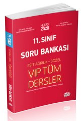 11. Sınıf VIP Tüm Dersler (Eşit Ağırlık-Sözel) Soru Bankası Kırmızı Kitap