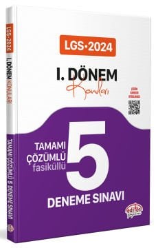 LGS 1. Dönem Tamamı Çözümlü 5 Fasiküllü Deneme