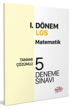 LGS I. Dönem Matematik Çözümlü 5 Deneme Sınavı