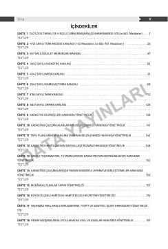 Tapu ve Kadastro Genel Müdürlüğü Harita ve Kontrol  Mühendisi Unvan Değişikliği Sınavı Soru Bankası