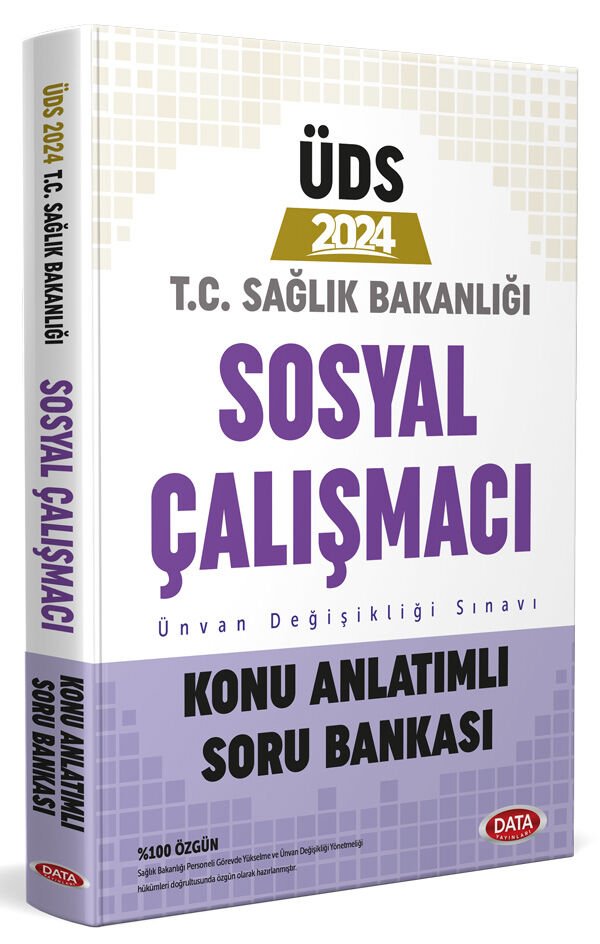 2024 Sosyal Çalışmacı UDS Sağlık Bakanlığı Konu Anlatımlı Soru Bankası