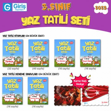 3. Sınıf Yaz Tatili Seti - Giriş Yayınları