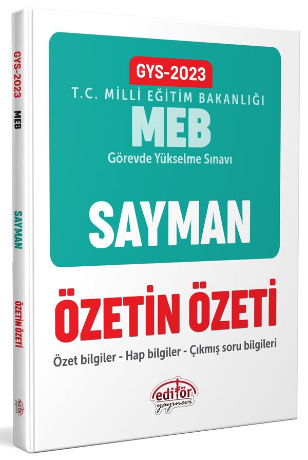 Milli Eğitim Bakanlığı Sayman GYS Özetin Özeti