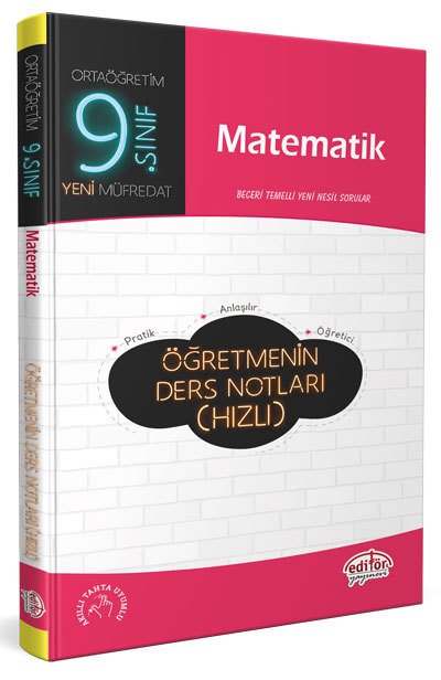 9. Sınıf Matematik Öğretmenin Ders Notları (Hızlı)