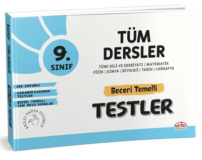 9. Sınıf Tüm Dersler Beceri Temelli Testler