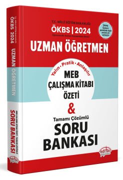 2024 Uzman Öğretmen MEB Çalışma Kitabı Özeti ve Tamamı Çözümlü Soru Bankası