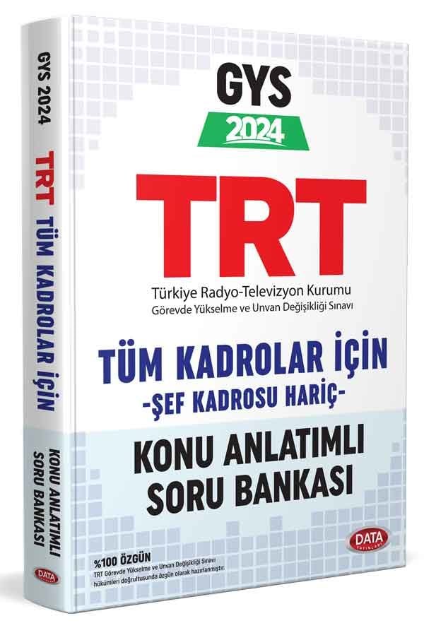 TRT Tüm Alanlar İçin GYS Konu Anlatımlı Soru Bankası (Şef Kadrosu Hariç)