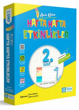 2. Sınıf Akıllı Kalem Hafta Hafta Etkinlikler (8+1 Fasikül)