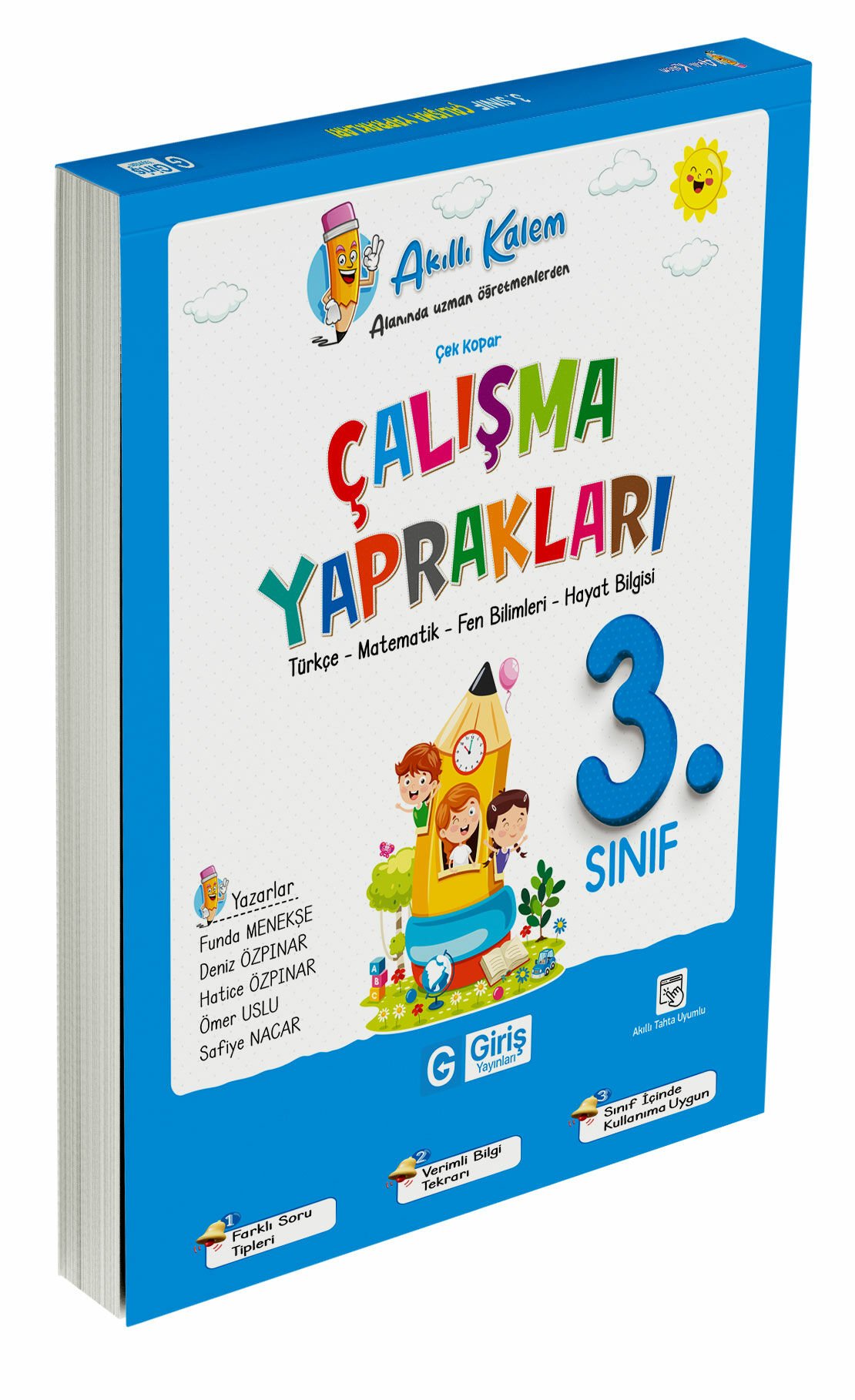 3. Sınıf Akıllı Kalem Çalışma Yaprakları