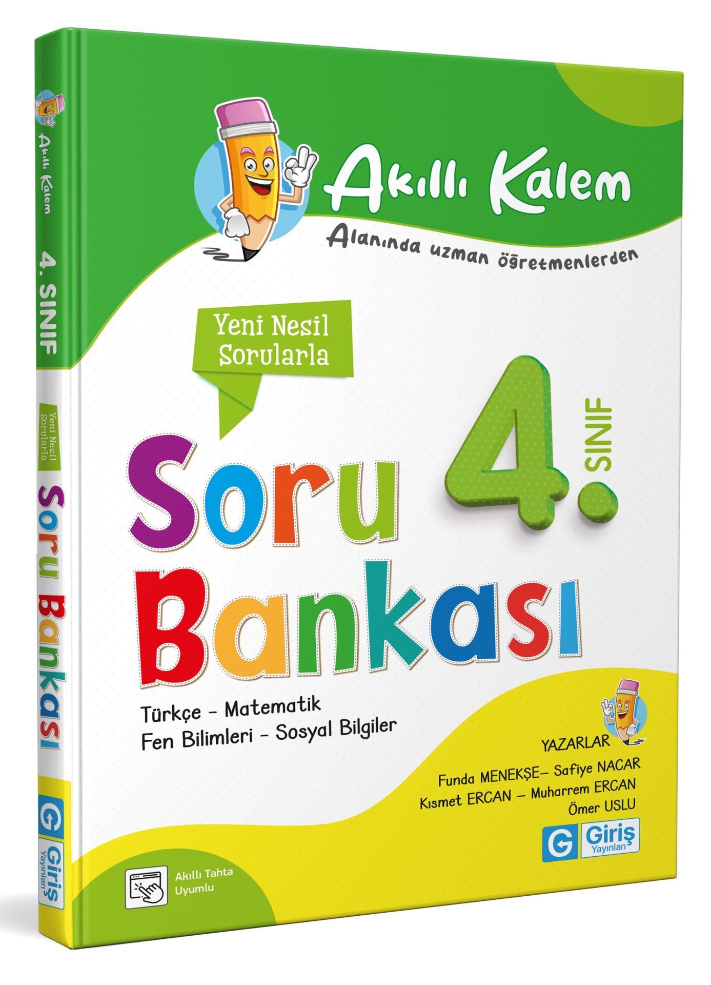 4. Sınıf Akıllı Kalem Tüm Dersler Soru Bankası