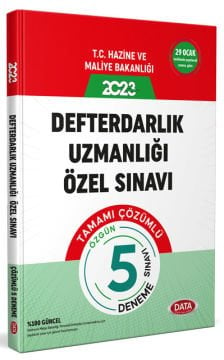 Defterdarlık Uzmanlığı Sınavı Tamamı Çözümlü 5 Deneme Sınavı