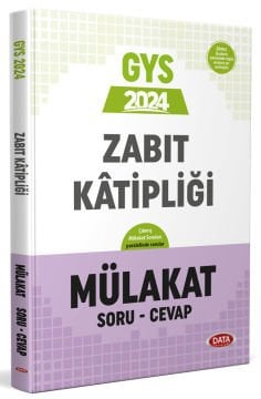 Zabıt Katipliği Mülakat Sınavına Hazırlık Kitabı