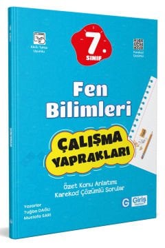 7. Sınıf Fen Bilimleri Çalışma Yaprakları - Giriş Yayınları