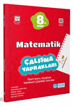 8. Sınıf Matematik Çalışma Yaprakları - Giriş Yayınları