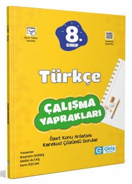 8. Sınıf Türkçe Çalışma Yaprakları - Giriş Yayınları