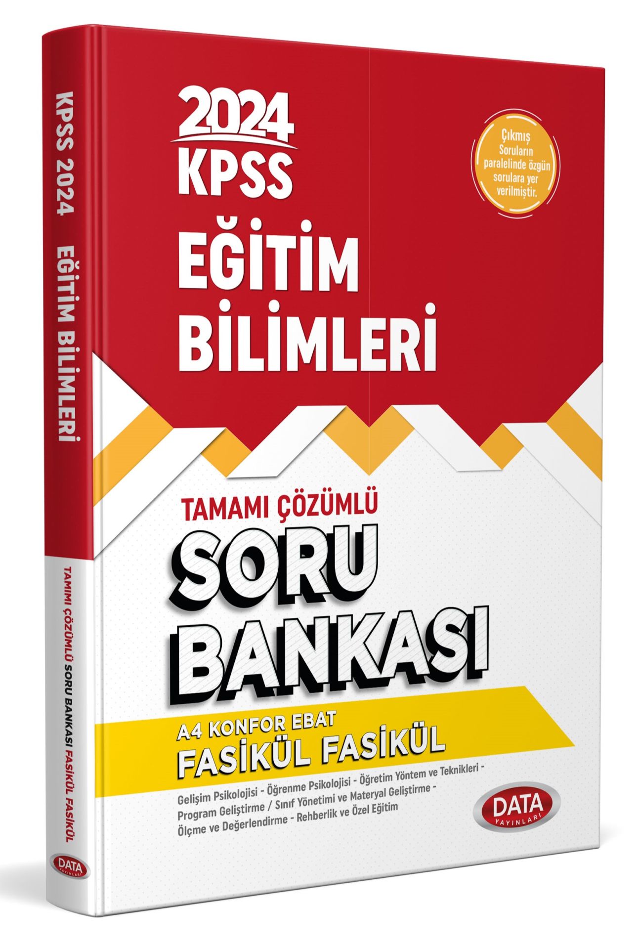 KPSS Eğitim Bilimleri Tamamı Çözümlü Soru Bankası Tek Kitap Tarzı