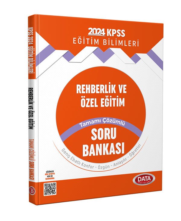 2024 KPSS Eğitim Bilimleri Rehberlik ve Özel Eğitim Tamamı Çözümlü Soru Bankası