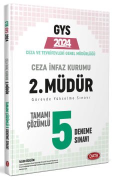 Ceza ve Tevkifevleri 2. Müdür GYS Tamamı Çözümlü 5 Deneme Sınavı