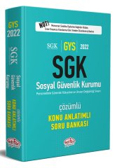 Sosyal Güvenlik Kurumu SGK GYS Konu Anlatımlı Çözümlü Soru Bankası