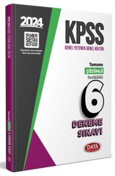 2024 KPSS Genel Yetenek Genel Kültür Tamamı Çözümlü 6 Fasikül Deneme Sınavı