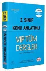 2. Sınıf VIP Tüm Dersler Konu Anlatımlı Mavi Kitap