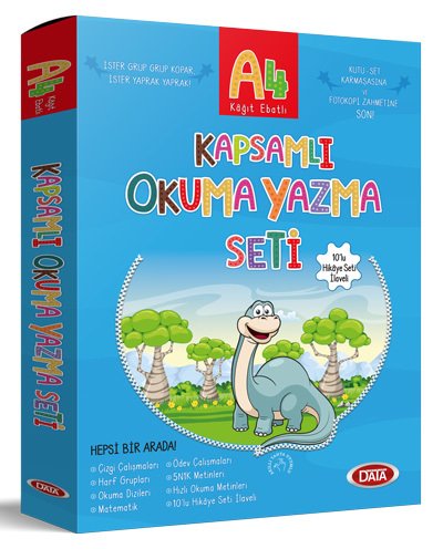 A4 Kapsamlı Okuma Yazma Seti ''A4 Kağıt Ebatlı''