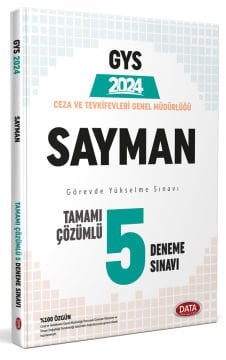 Ceza ve Tevkifevleri Sayman GYS Tamamı Çözümlü 5 Deneme Sınavı