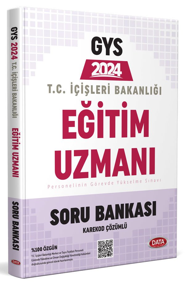 T.C. İçişleri Bakanlığı Eğitim Uzmanı GYS Soru Bankası - Karekod Çözümlü