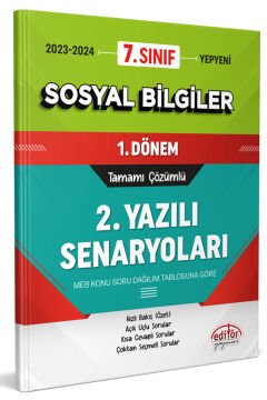 7. Sınıf Sosyal Bilgiler 1. Dönem Ortak Sınavı 2. Yazılı Senaryoları Tamamı Çözümlü