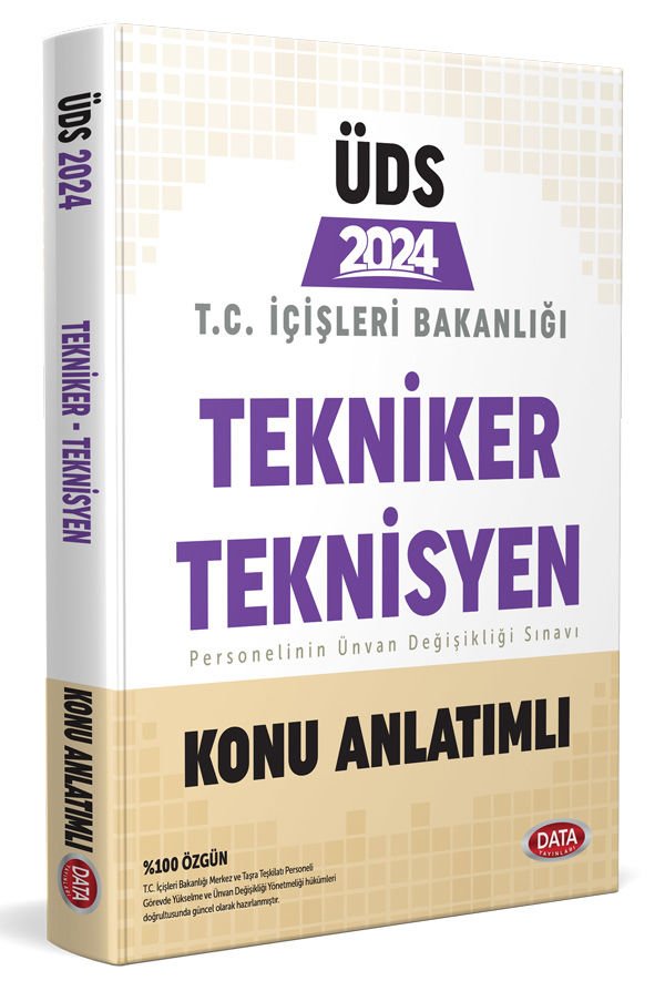 T.C. İçişleri Bakanlığı Tekniker - Teknisyen GYS - UDS Hazırlık Kitabı