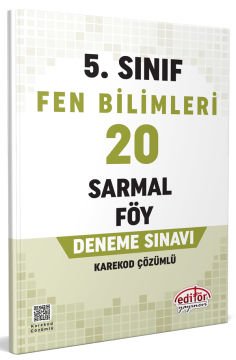 5. Sınıf Fen Bilimleri 20 Sarmal Föy Deneme Sınavı