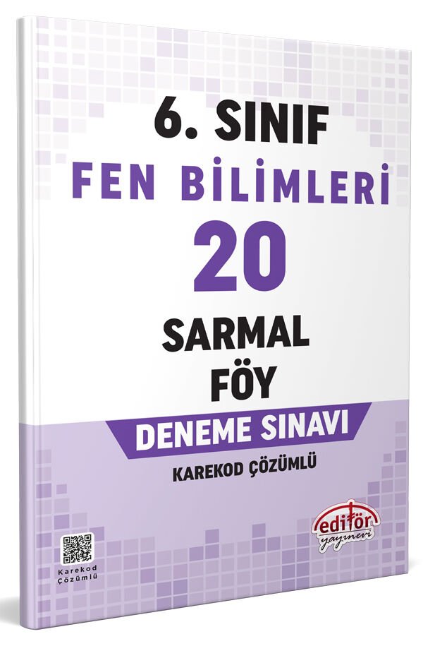 6. Sınıf Fen Bilimleri 20 Sarmal Föy Deneme Sınavı