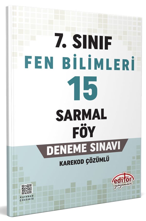 7. Sınıf Fen Bilimleri 15 Sarmal Föy Deneme Sınavı